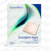 پانسمان فوم پلی اورتان با چسب یورودرم پلاس یوروفارم